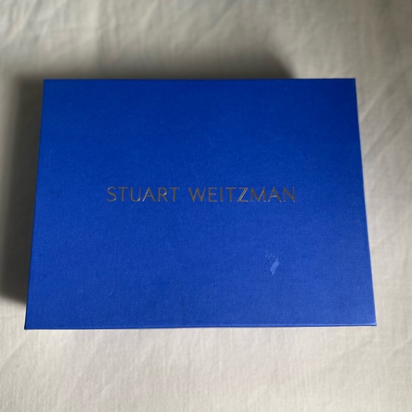 Stuart Weitzman XCRVE Satin Crystal 100 Mules - Picture 15 of 16